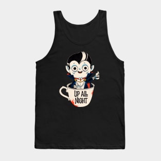 Dracula and coffee Tank Top